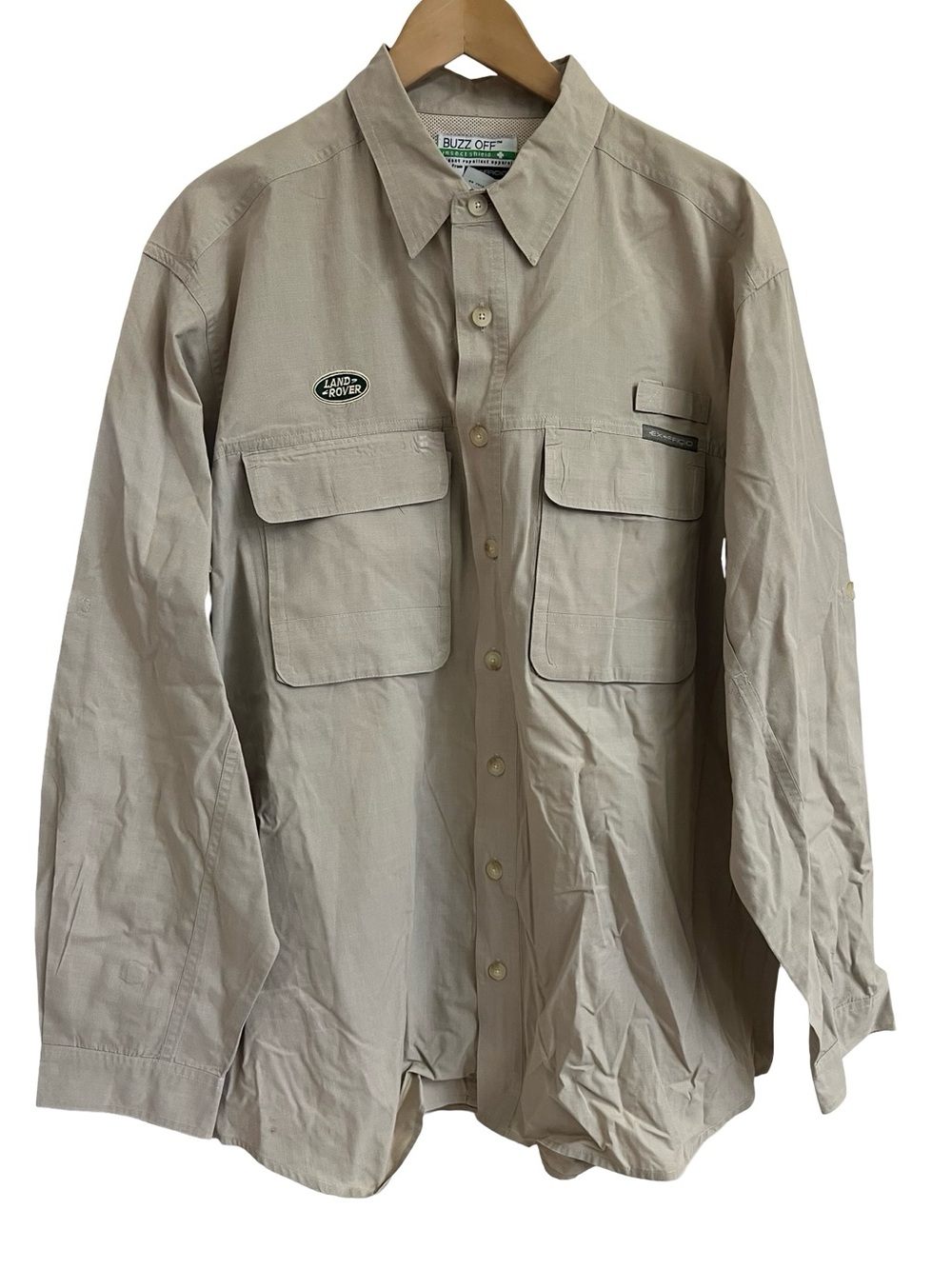 EXOFFICIO Land Rover Safari XL Utility Adventure Button-Up Shirt BugsAway